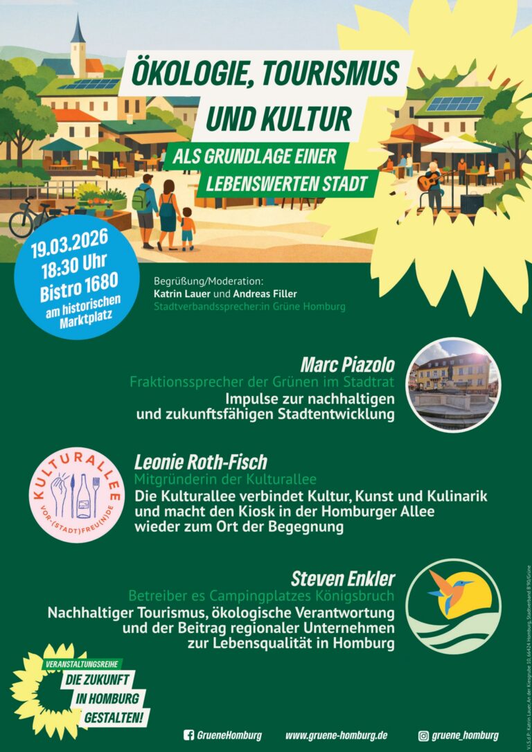 Auftakt der Veranstaltungsreihe „Die Zukunft in Homburg gestalten!“